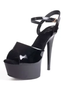 Erogance - Stiletthæl D609 - Sort