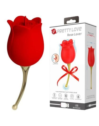 Pretty Love - Rose Lover - Oralsexstimulator med Vibrasjon