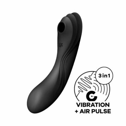 Satisfyer - Curvy Trinity 4 - Trykkbølgevibrator - Sort