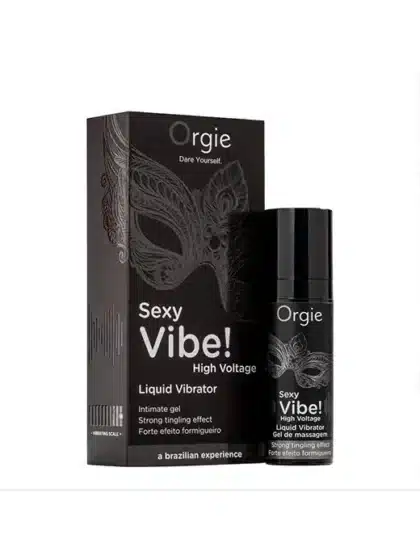 Orgie - Sexy vibe! High voltage - Flytende Vibrator Styrke 10 - sort