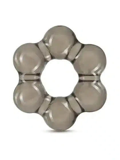 Blush - Stay Hard Thick Bead - Penisring med kuler - sort
