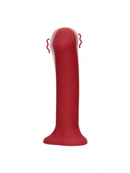 Loveline - Vibrator med base - Large - Rød