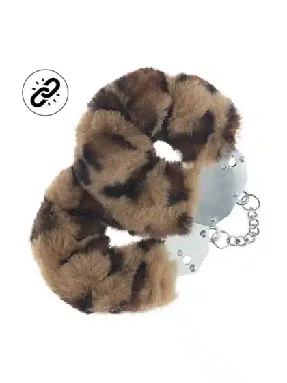Ouch! Heavy-duty - Fluffy håndjern - Leopard