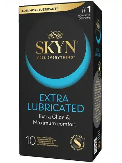 Manix - Skyn - Lateksfrie kondomer - Ekstra glidemiddel - Blå